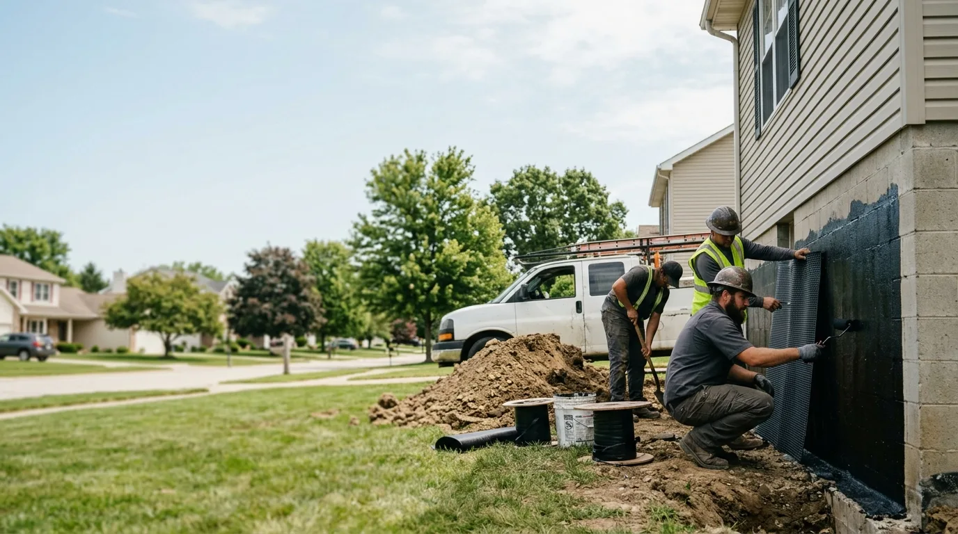 Basement Waterproofing in Hartsville, IN near me